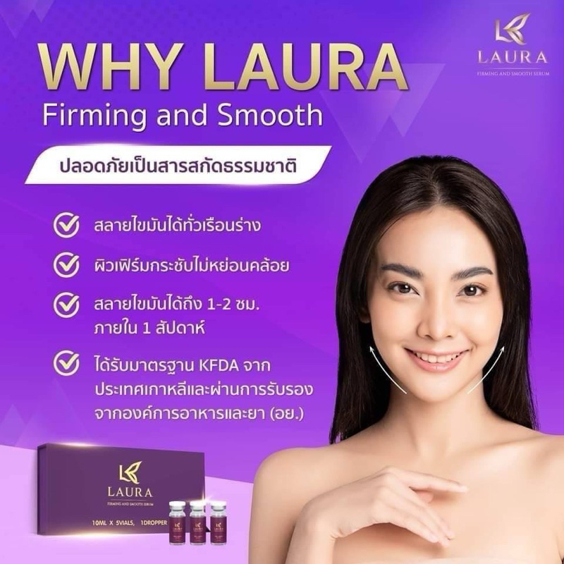 LAURA Booster Firming and Smooth (กล่อง/ขวด) - รูปที่ 2
