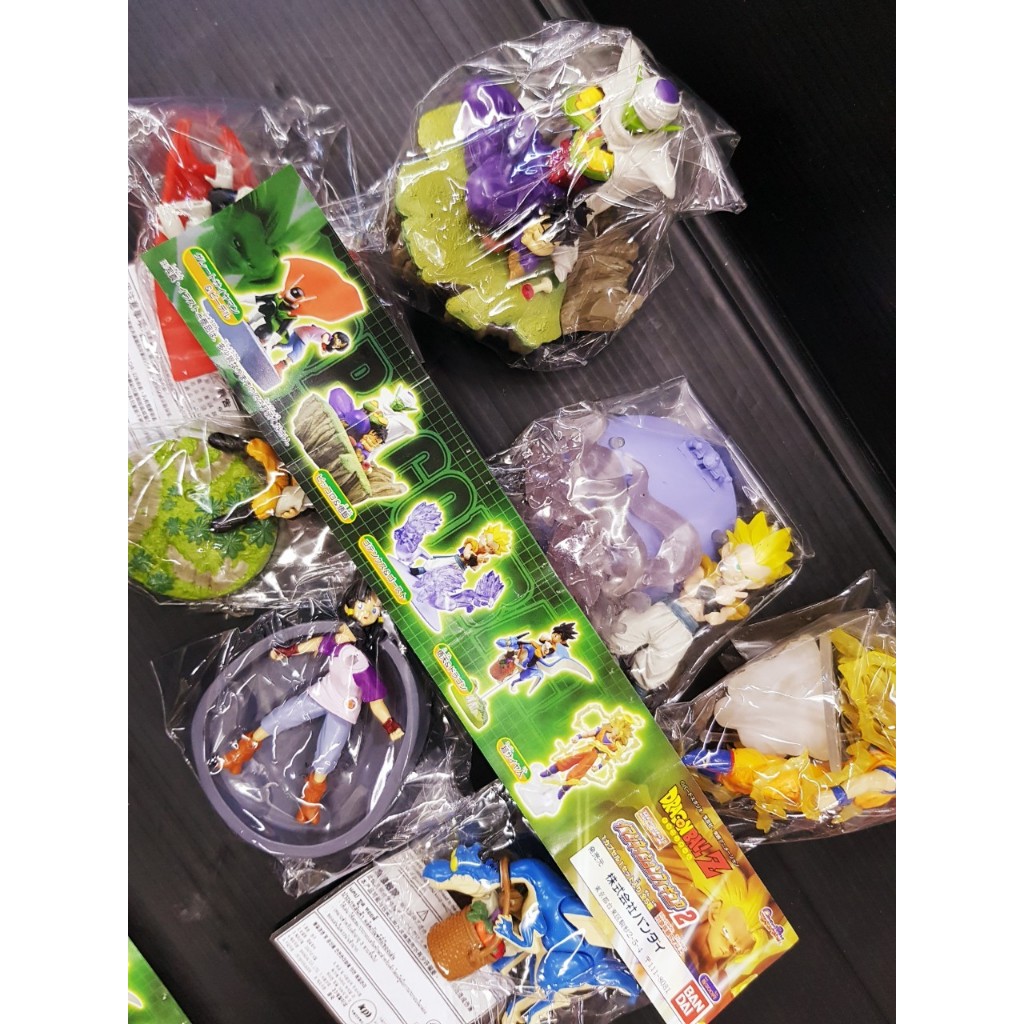 Bandai Gashapon Dragonball Parts 2 Set of 6 RARE 300 Yen กาชาปอง โมเดล ชุดไข่ ดราก้อนบอลมังกร