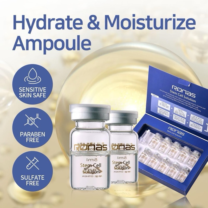 🇰🇷{แท้/พร้อมส่ง} Ronas Stem Cell Solution 1 set (10 ขวด)