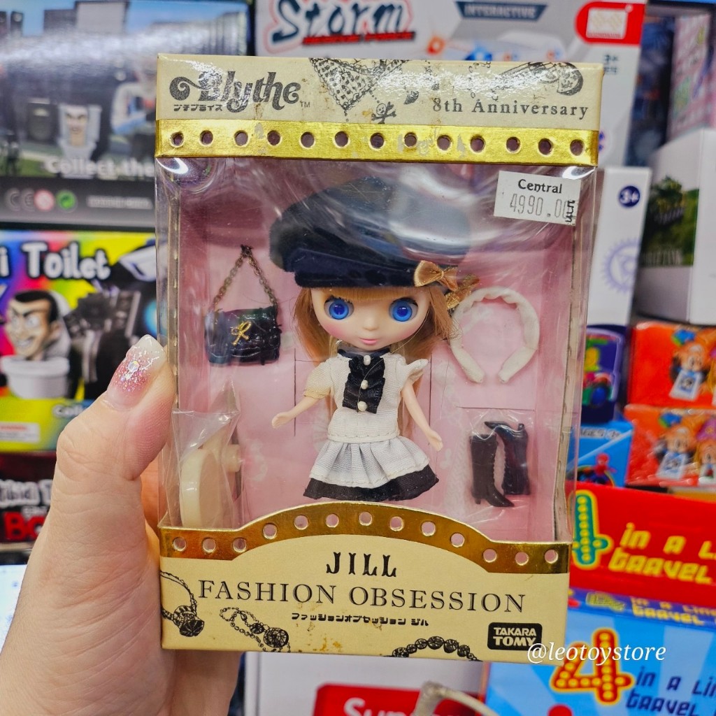 4" inches TAKARA Petite Blythe Doll Toy JAPAN 8th Anniversary Fashion Obsession Jill ตุ๊กตาบลายธ์ ตัวเล็ก ครบรอบ 8 ปี แฟ