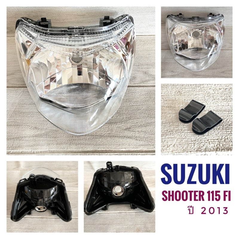 ชุดไฟหน้า SUZUKI SHOOTER 115 FI (13) - ซูซูกิ ซูตเตอร์ 115 เอฟไอ ปี 2013