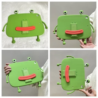 🚀จัดส่งทันที🚀เคสไอแพด air7/6 gen9 air5/4 Gen12 กบน่าเกลียด น่ารัก ซิลิโคน เคส iPad Gen8/7 10.2 mini7