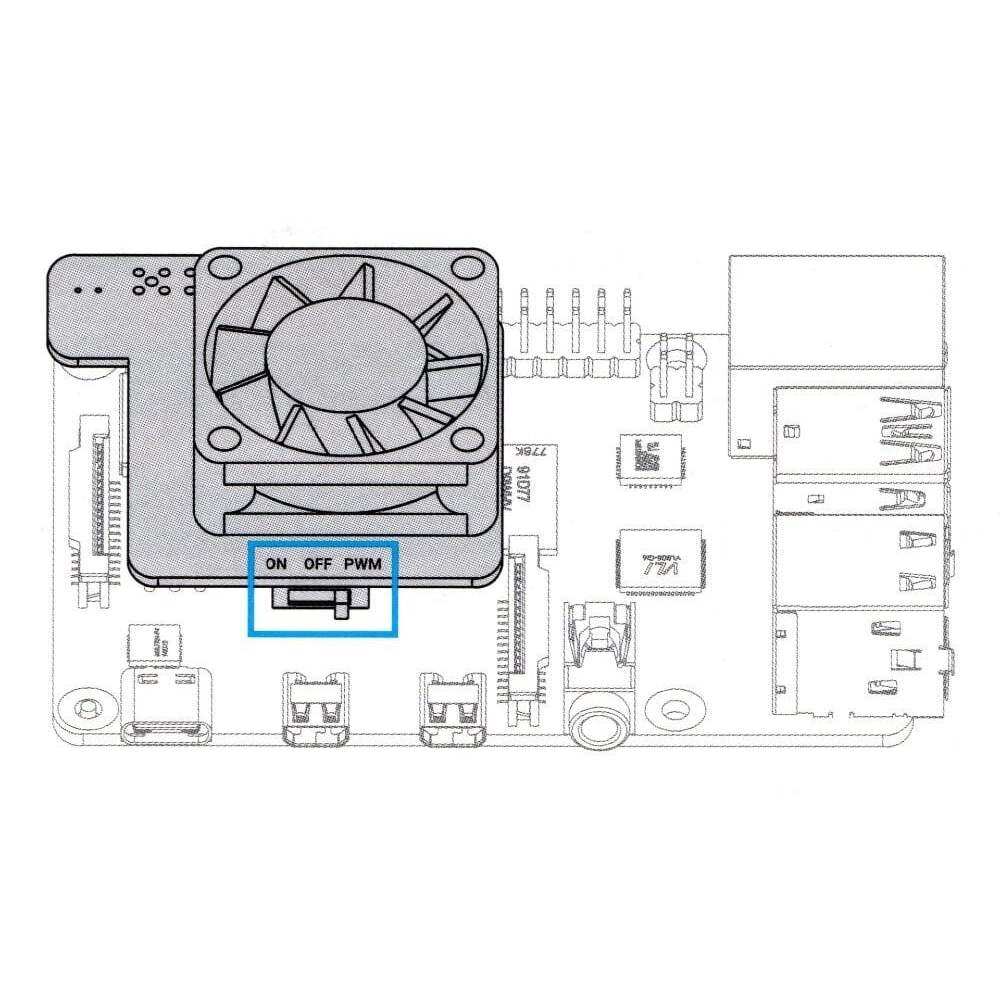 Argon Mini Cooling Fan สำหรับ Raspberry Pi 4 (Model B)
