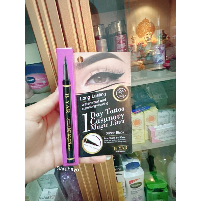 B YAR 1 Day Tattoo Casanovy Magic Liner อายไลเนอร์