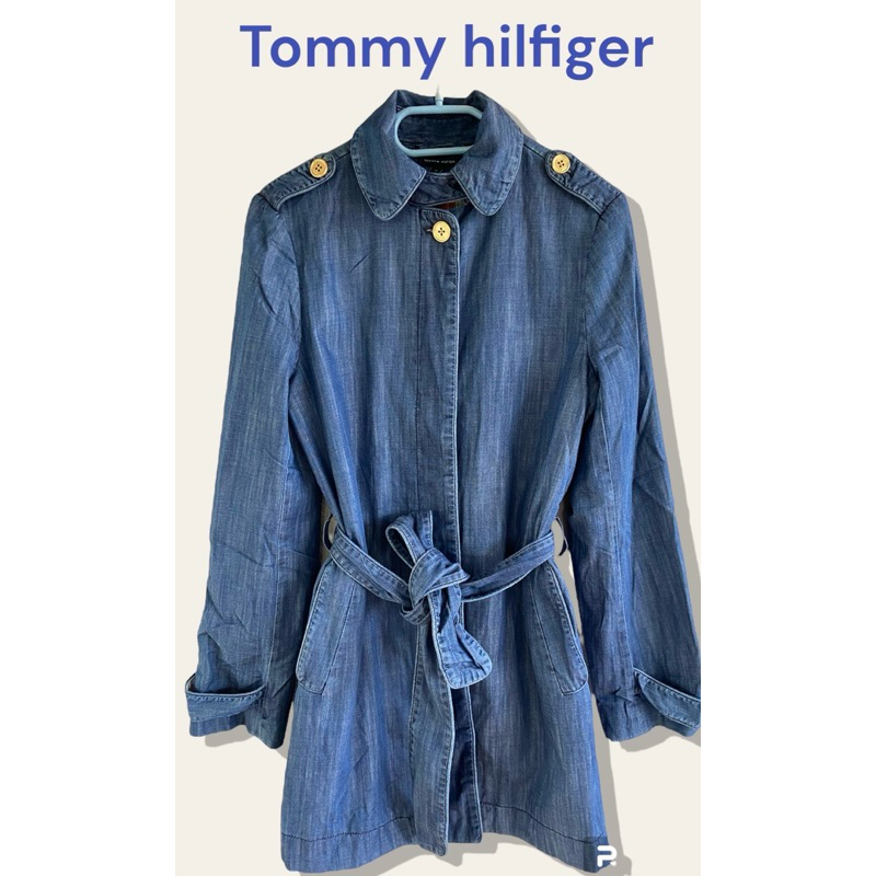 เสื้อโค้ทยีนส์  มือสอง TOMMY HILFIGER