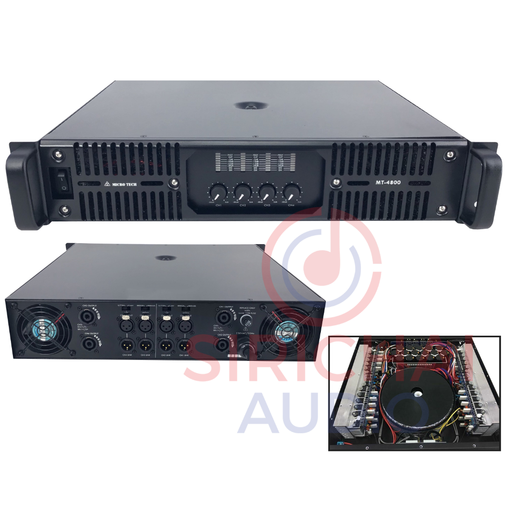 เพาเวอร์4ชาแนล MICROTECH รุ่น MT4800