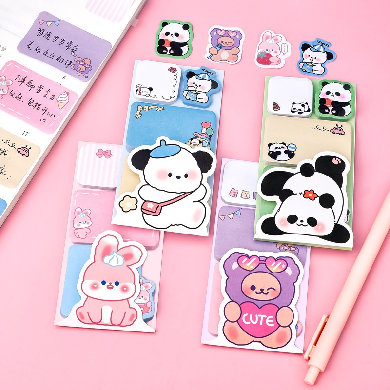 A910 กระดาษโน๊ตลายการ์ตูน โพสท์อิท พร้อมส่งในไทย