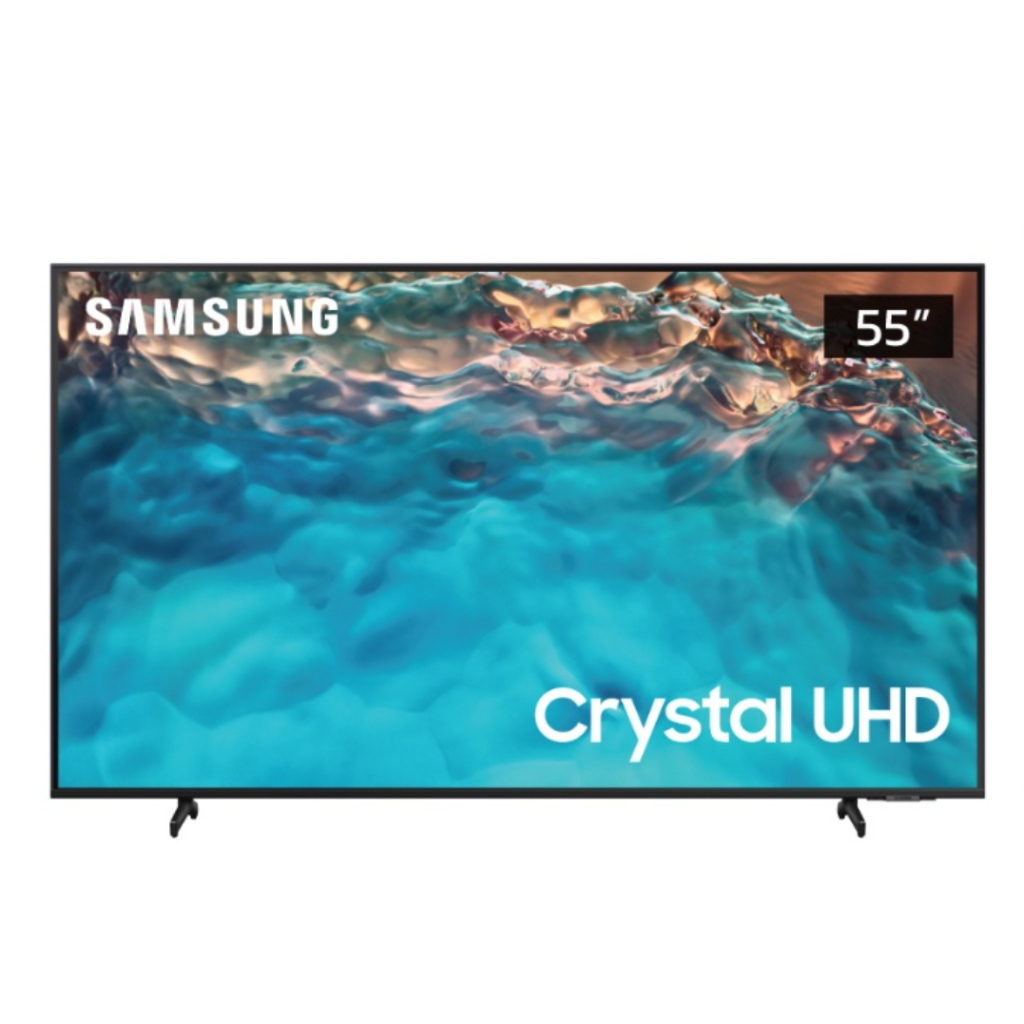 ล้างสต๊อก Samsung Crystal UHD 4K Smart TV 55" BU8100 (2022) รุ่น UA55BU8100KXXT(ออกใบกำกับภาษี/e-tax ได้)