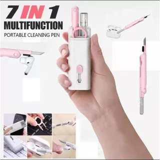 7-in-1 ชุดแปรงทําความสะอาดคีย์บอร์ดคอมพิวเตอร์ หูฟัง ปากกาทําความสะอาด