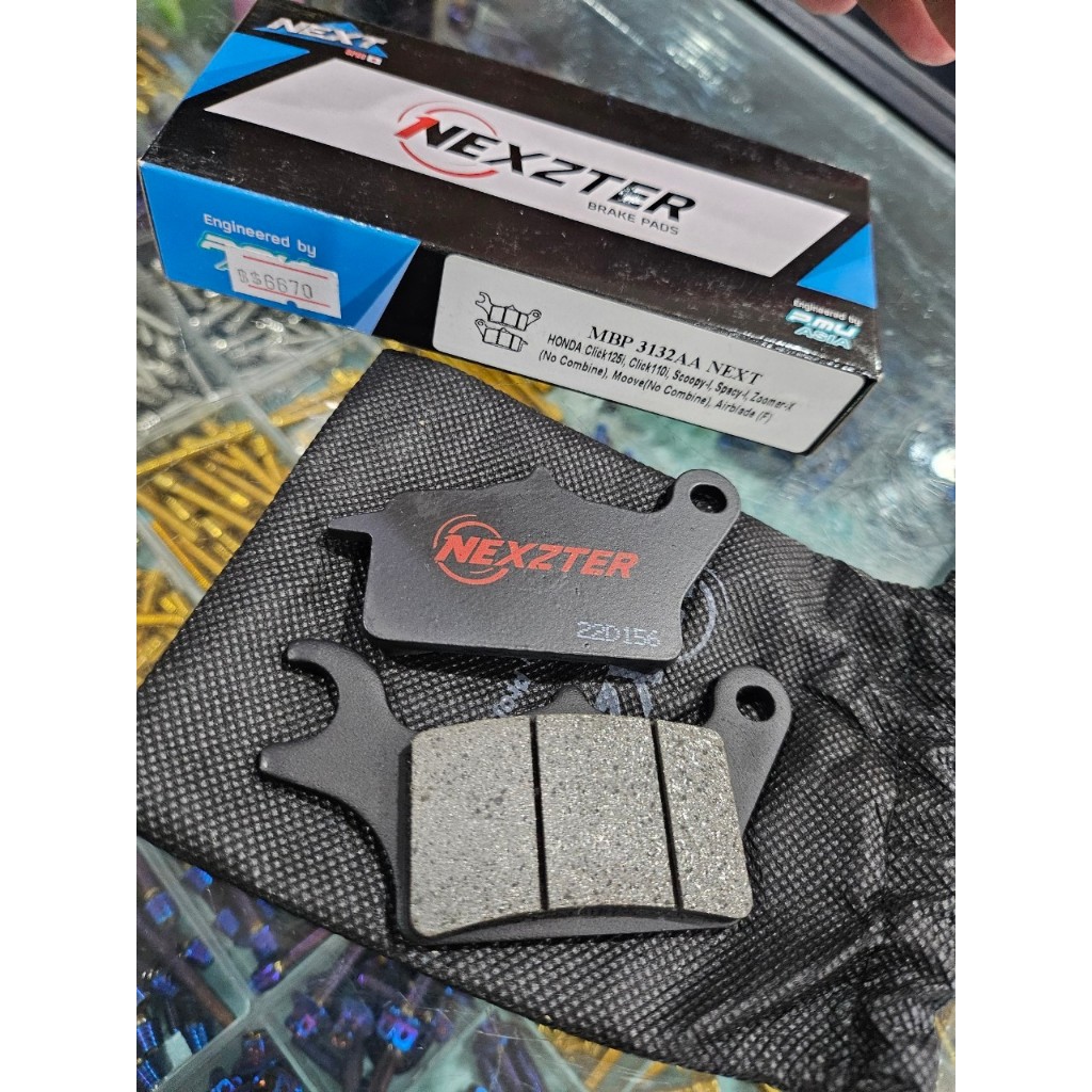 ผ้าเบรคหน้า NEXZTER 3132AA สำหรับรถรุ่น AIR BLADE 2011/CLICK 110i 125i 150i/SCOOPY i/SPACY i/ZOOMER 