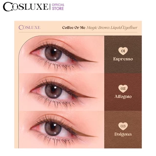 COSLUXE COFFEE OR ME MAGIC BROWN LIQUID EYELINER อายไลเนอร์