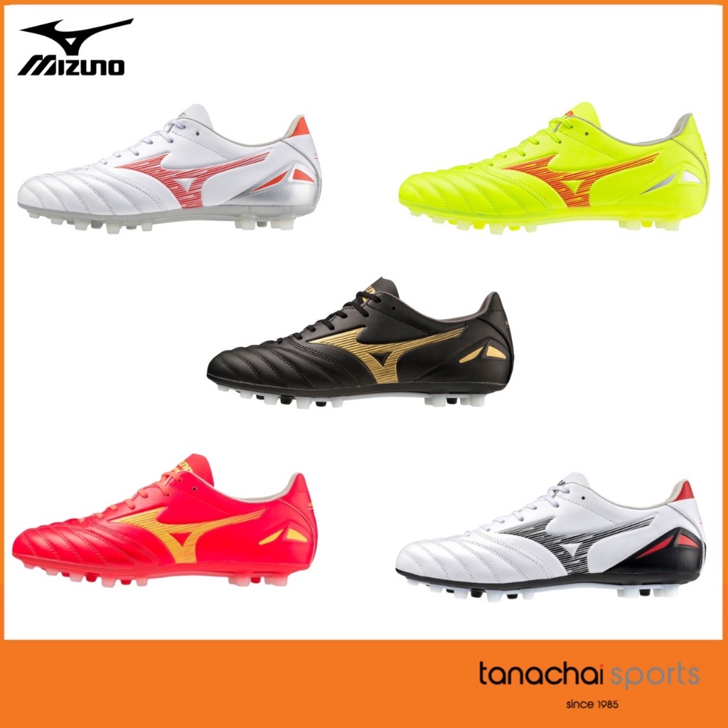 MIZUNO MORELIA NEO IV PRO AG รองเท้าฟุตบอล รองเท้าร้อยปุ่ม (เหมาะกับหญ้าเทียม) ตัวรองท็อป ของแท้ 100%