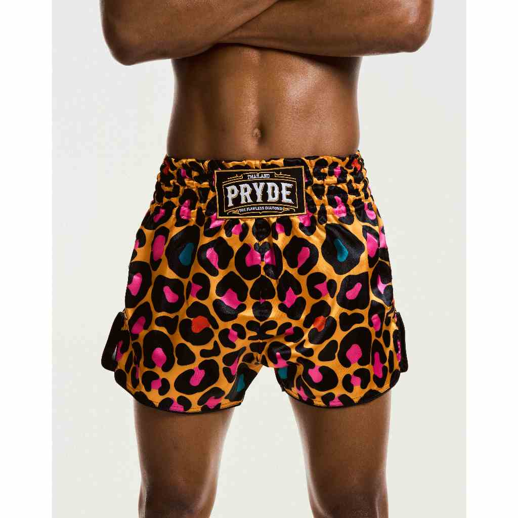 PRYDE | กางเกงมวย รุ่น Leopard punk