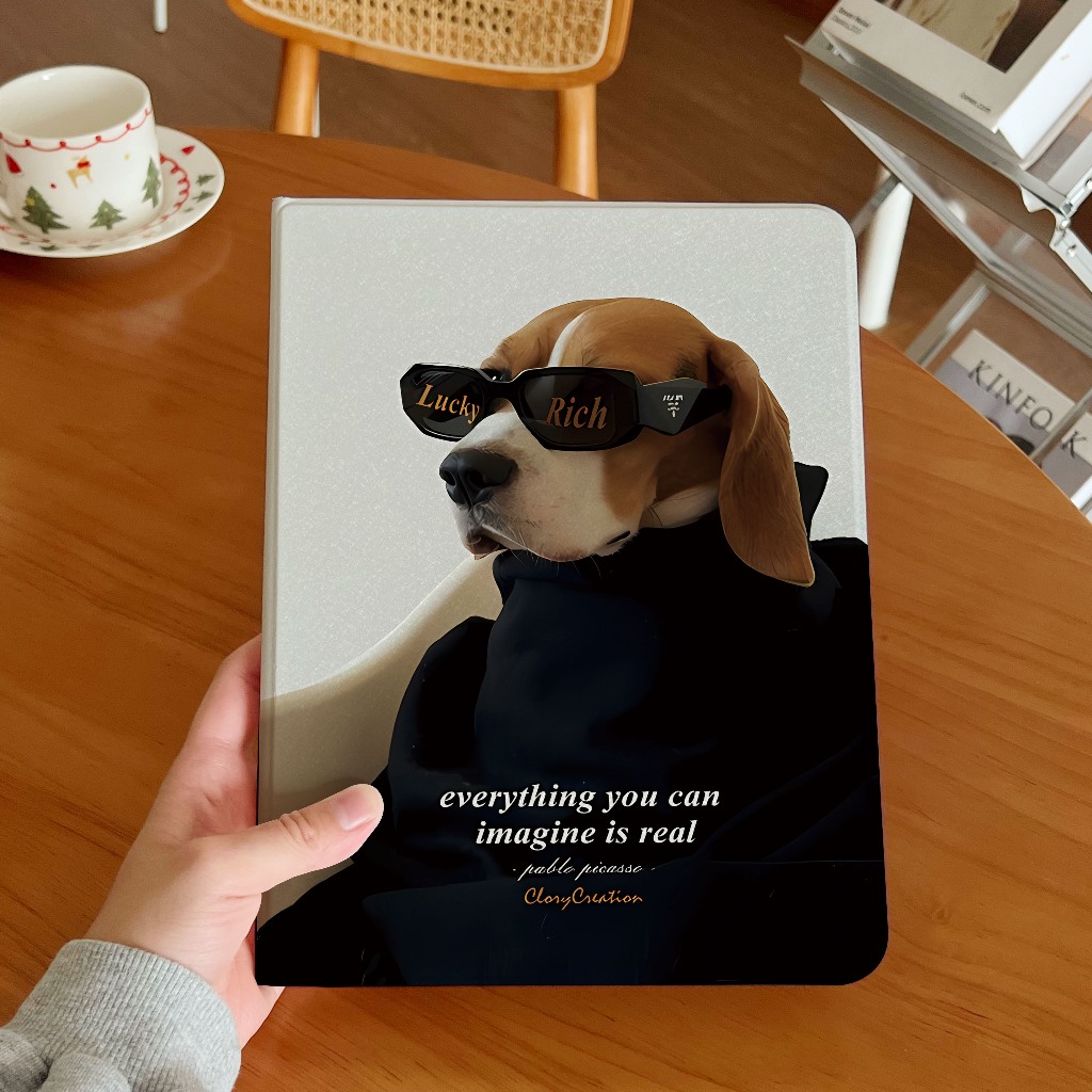 🔥ส่งในพื้นที่🔥เคสไอแพด cool dog Gen9 Air5 เคสiPad Gen8 air6 Air4 Case iPad มีที่เก็บปากกา Gen11 Air7