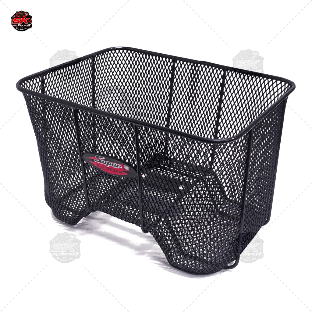 ตะกร้าหน้าดรีม ดรีมซุปเปอร์คัพ ริวก้าclassic gpx rock ตะข่าย สีดำ ชุบหนา 2 แบบให้เลือก ใบใหญ่และเล็ก - รูปที่ 4