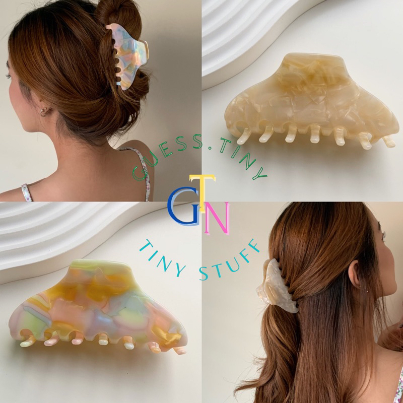 พร้อมส่งจากไทย กิ๊บหนีบผม ขนาด 9 ซ.ม. Toblerone Hair Claw