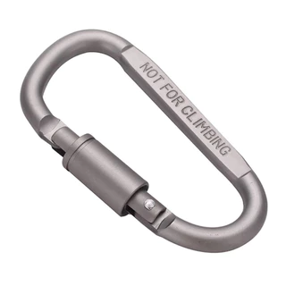 H123-51 คาราบิเนอร์ Carabiners ทนเบา อุปกรณ์ตะขอพวงกุญแจขวดน้ำอลูมิเนียม ตัวล็อค (ส่งจากกรุงเทพ)