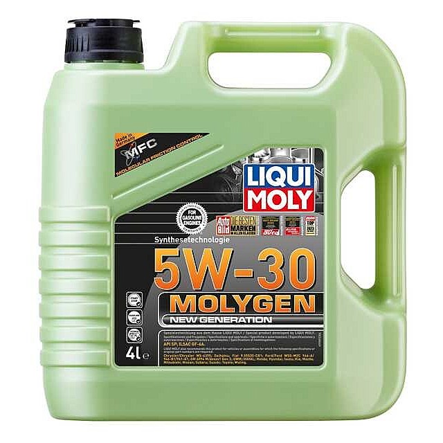 Liqui Moly MolyGen 5w-30 1 ลิตร 4 ลิตร ไม่แถมกรองน้ำมัน เบนซิน น้ำมันเครื่องสังเคราะห์แท้ Additive ต้านแรงเสียดทานพิเศษ