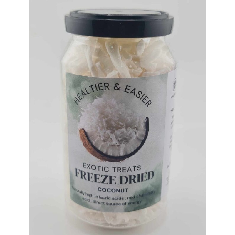 สินค้าเข้าใหม่ สำหรับชูก้าไกลเดอร์ บุชเบบี้ ลิงมาโมเสท ทานเสริม ใช้ฟัน มะพร้าว หั่นชิ้น ฟรีซดราย หอม มะพร้าวอ่อน 45กรัม