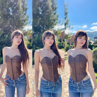 ANGELS.FAV♥︎ | เกาะอกหนัง Sofia 🔥ใส่แล้วหุ่นฉ่ำ ⭐️❤️‍🔥