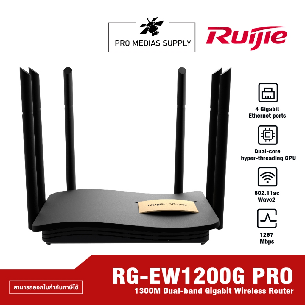 RG-EW1200G Pro Reyee 1300M Dual-Band Gigabit Wireless Routers