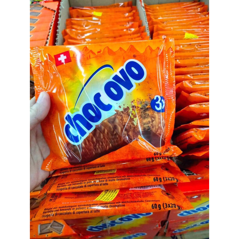 Choc ovo ห่อละ 3 ชิ้นอร่อยกรุบๆๆ 60g