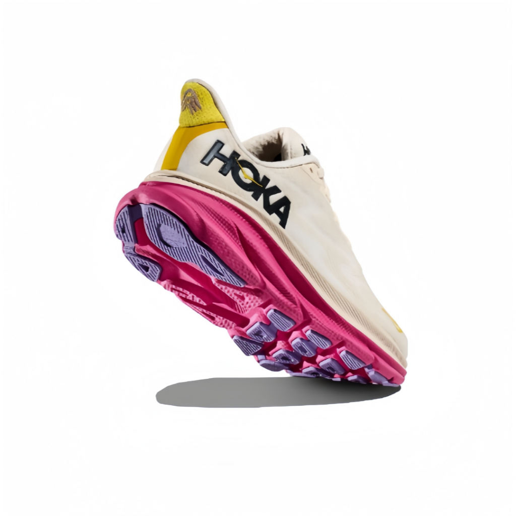 HOKA ONE ONE Clifton 9 รองเท้า ของแท้ 100 % เอคน๊อคแชมเปญขาว