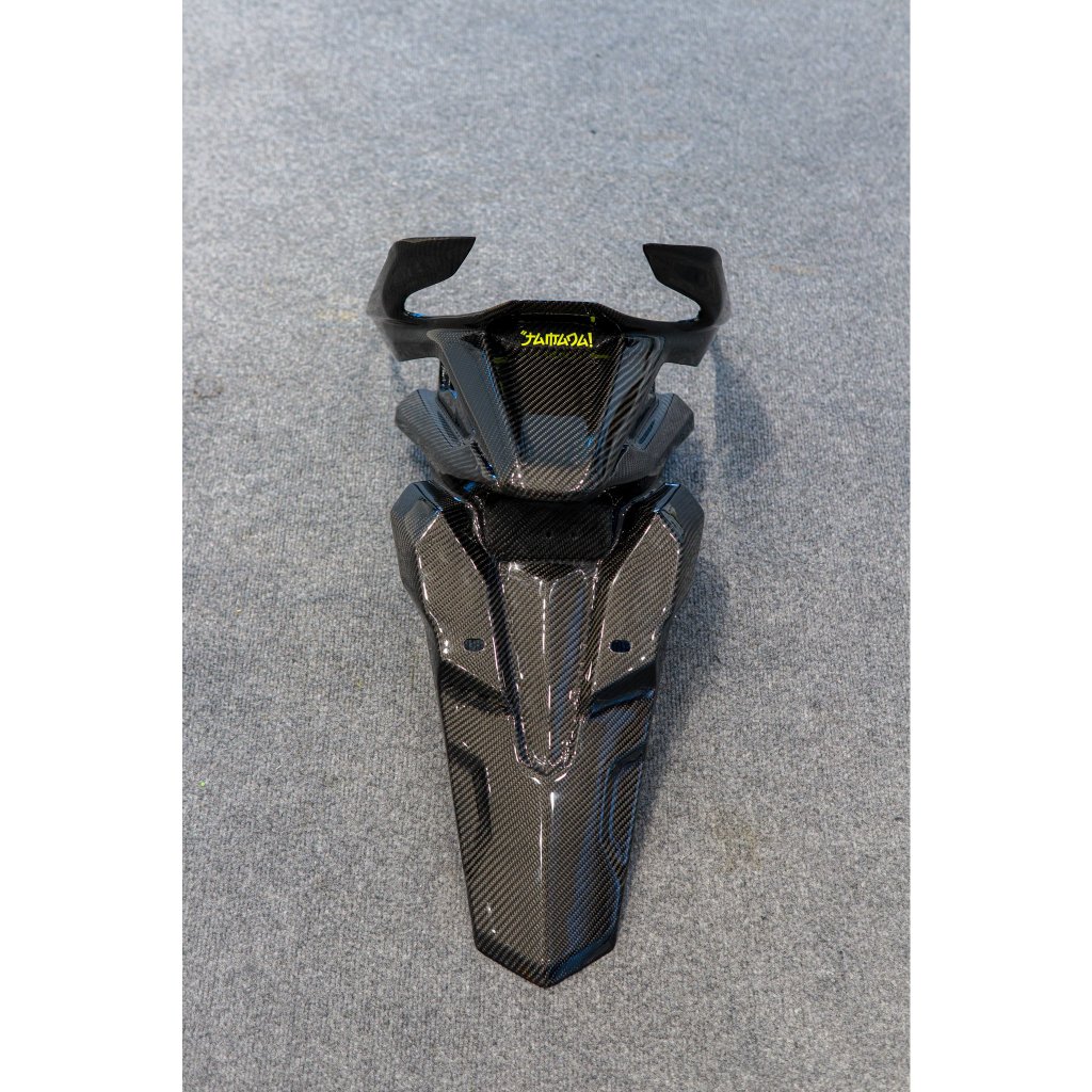 บังโคลนท้ายคาร์บอน ITLAY ลาย2เงา FORZA 350 ปี2023-ปัจจุบัน