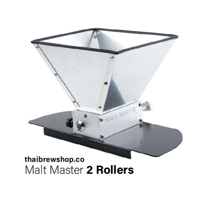Malt Master – Premium Grain Mill – 2 Rollers (with base)