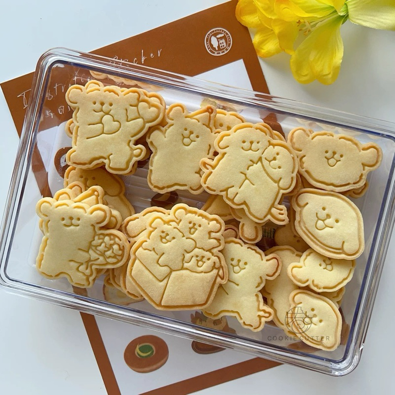พิมพ์คุกกี้ลายสุนัข cookie cutter