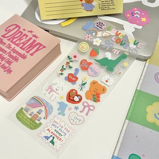 Valentine2024 lovelovelove Sticker สติกเกอร์พรีเมียมไซส์ 3x8นิ้ว รุ่นพิเศษ วาเลนไทน์ | Stickwithme4ev original