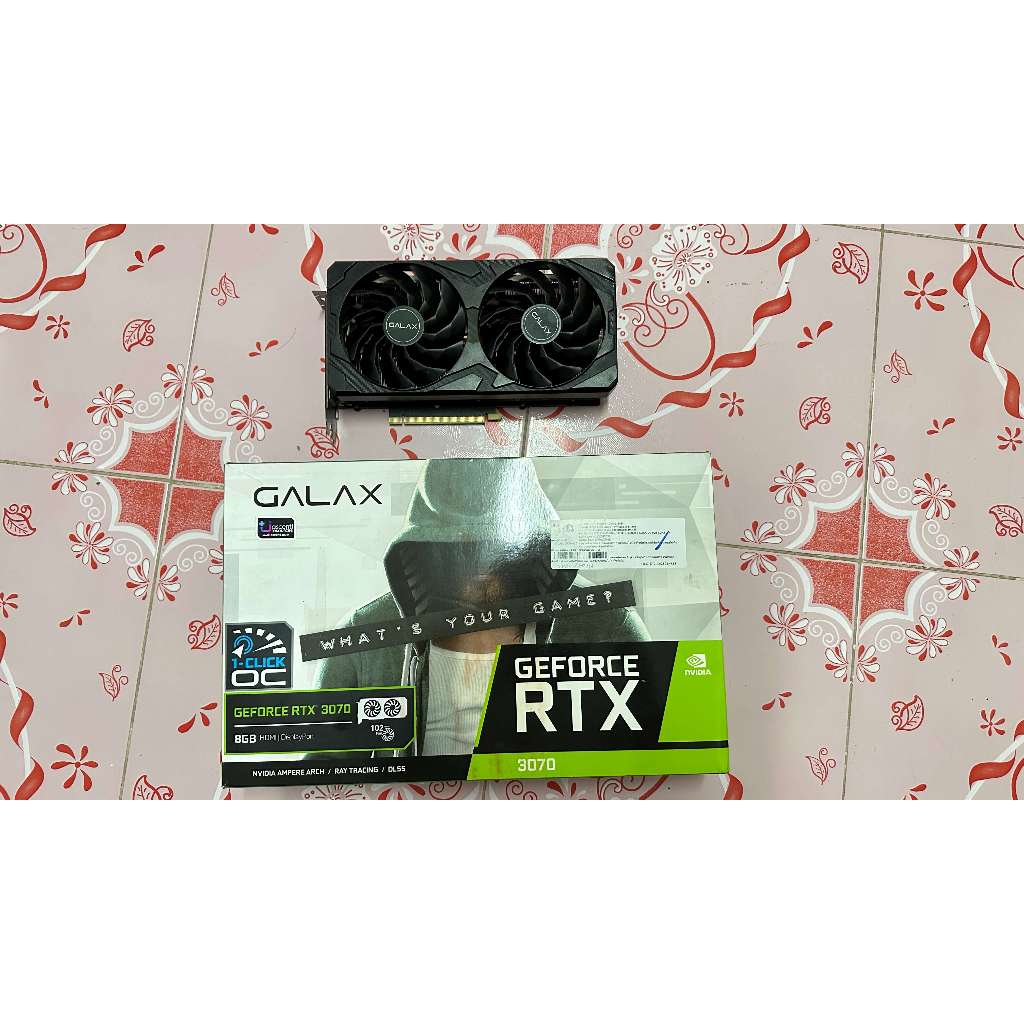 GALAX GeForce RTX 3070 (1-Click OC) 8GB HDMI ลดพิเศษเพราะมีขี้เกลือ