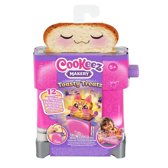 Cookeez Makery Toasty Treatz เครื่องปิ้งขนมปังพร้อมตุ๊กตาหอม(คละแบบ) สำหรับเด็กอายุ 5 ปีขึ้นไป