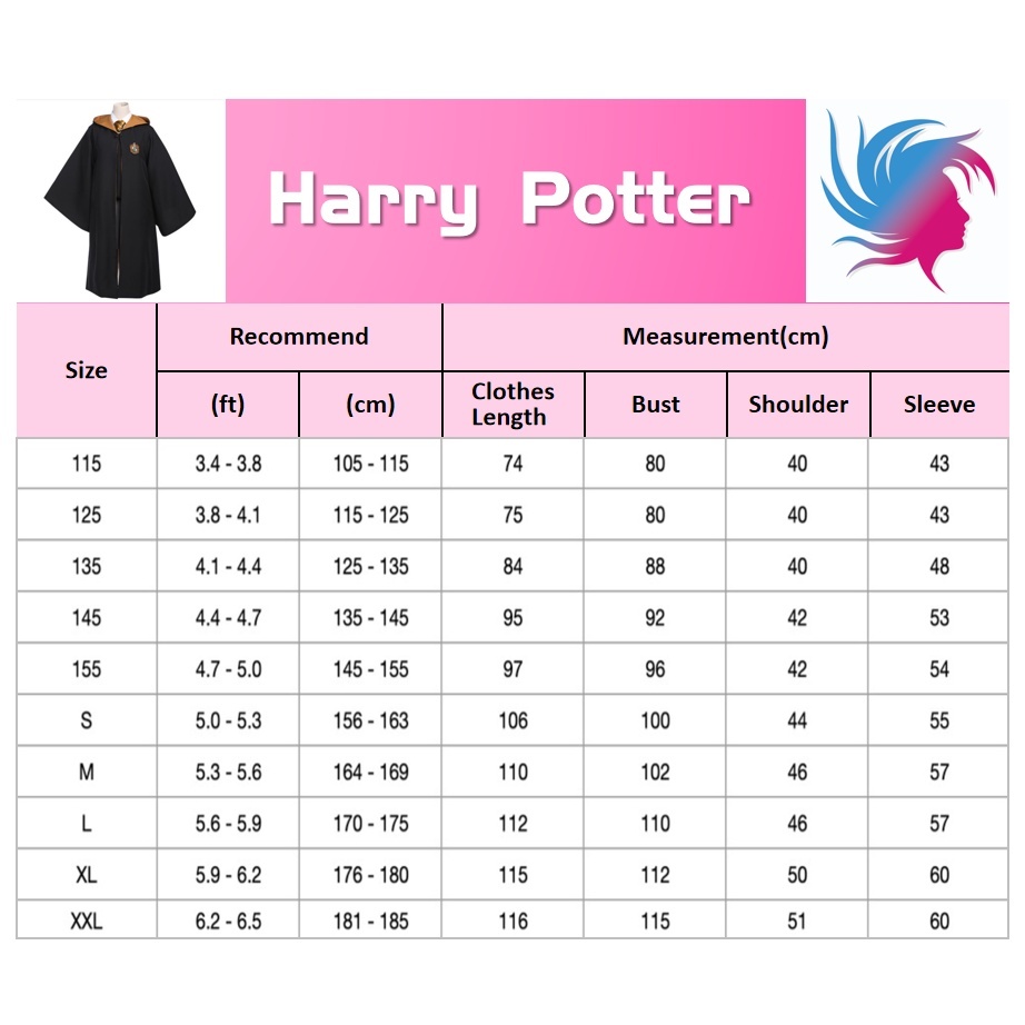 🔥พร้อมส่งจากกรุงเทพ🔥ถุกสุดๆ เสื้อคลุม แฮรี่ เด็ก-ผู้ใหญ่ ชุดพ่อมด แม่มด - รูปที่ 2