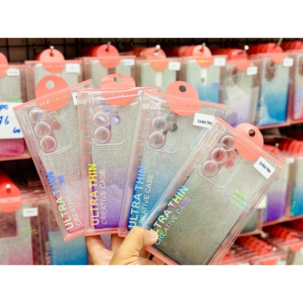 (พร้อมส่งจากไทย) เคส SAMSUNG กากเพชรไล่สี A10s A20s A50/A30s/A50s A510 A710 A720 A8(18) A9PRO A9(18) A6+
