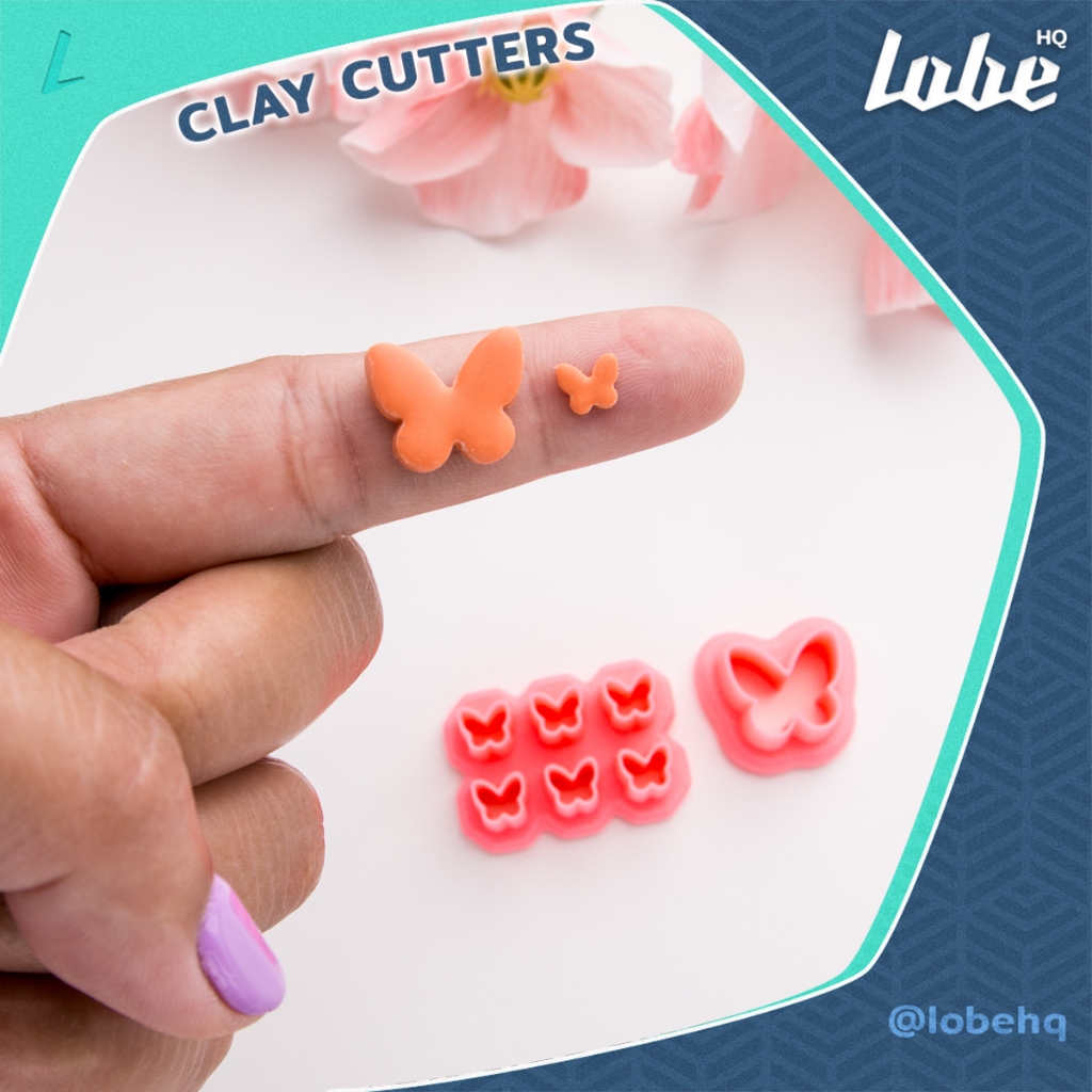 Lobehq Polymer Clay Cutter Leaf Shape I/ พิมพ์กดดินโพลิเมอร์รูปทรงใบไม้ I