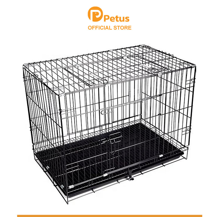 Petus กรงหมาพับได้ กรงสุนัข แมว กระต่าย ขนาด 50/60/70 cm สำหรับสัตว์เลี้ยง Foldable Cage
