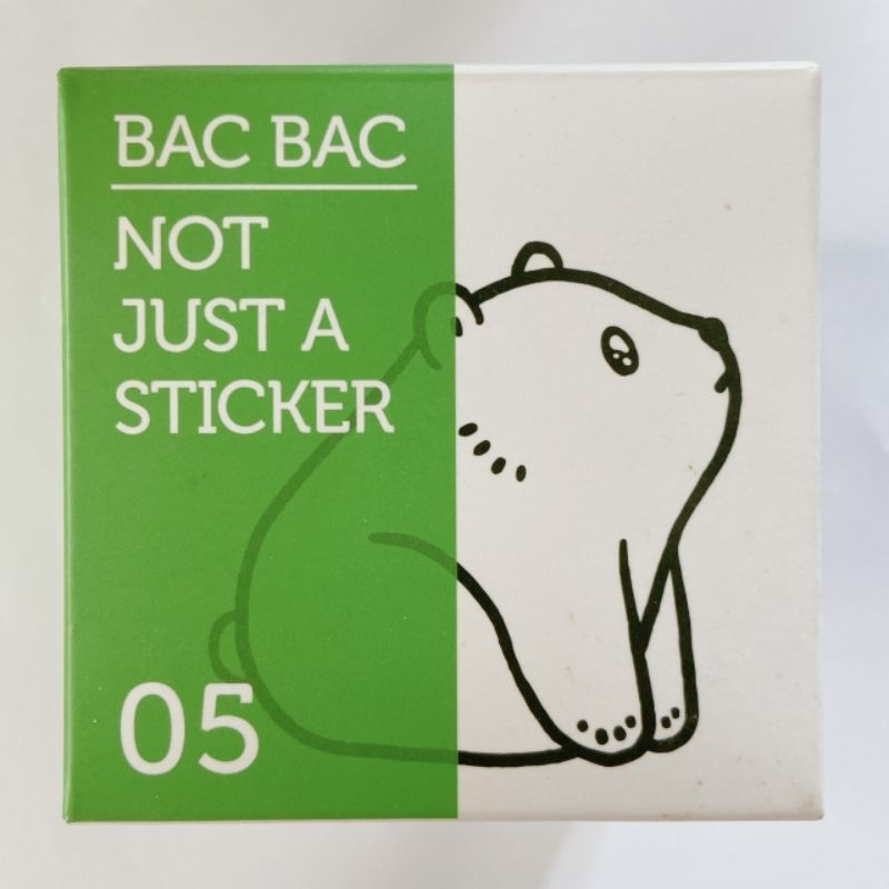 BAC BAC NOT JUST A STICKER
