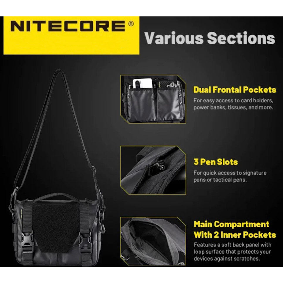 พร้อมส่ง NITECORE SLB05 กระเป๋าอเนกประสงค์ เก็บของทุกวัน Commuter หิ้วพร้อม2L ปฏิบัติความจุสำหรับวิ่ง