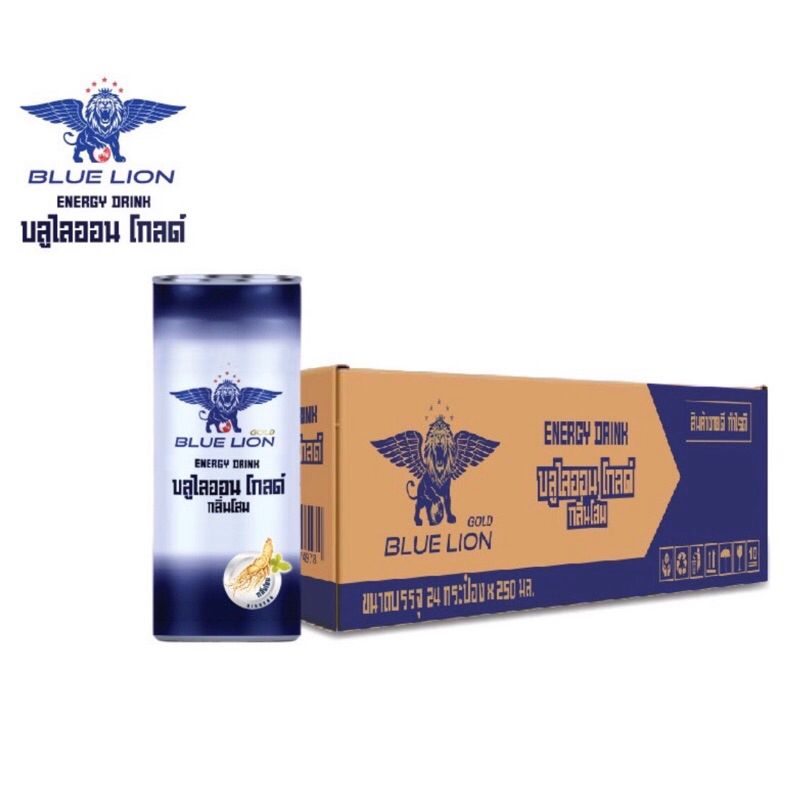 สินค้าพร้อมส่งค่ะ รบกวนออเดอร์ละ1ลังนะคะ เครื่องดื่มบลูไลออน กลิ่นโสมขนาด250ml.กระป๋อง(แบบลัง)มีฮาลาล