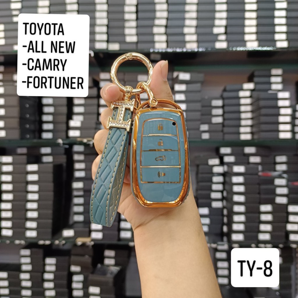 TOYOTA เคสกุญแจ TPU สำหรับ **TOYOTA  ALL NEW FORTUNER CAMRY 2015** เคสกุญแจรถยนต์
