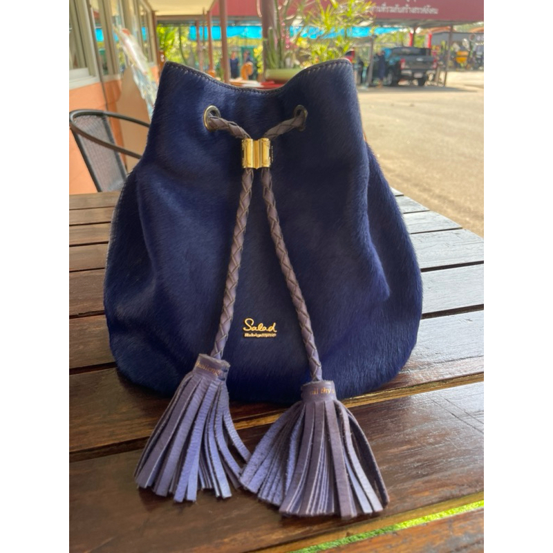 Salad กระเป๋าทรงขนมจีบมือสอง