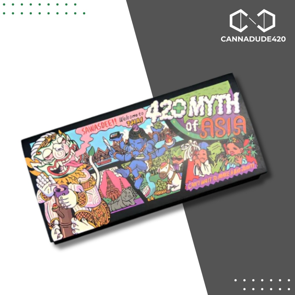 กระดาษโรล Wizman420 - 420MYTH of Asia Tray + Grinder + Rolling Paper