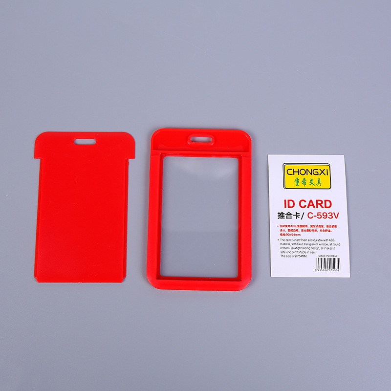 🏷ป้ายใส่บัตร C-593V | D-593V  แนวตั้ง สำหรับ พนักงาน นักเรียน นักศึกษา - รูปที่ 6