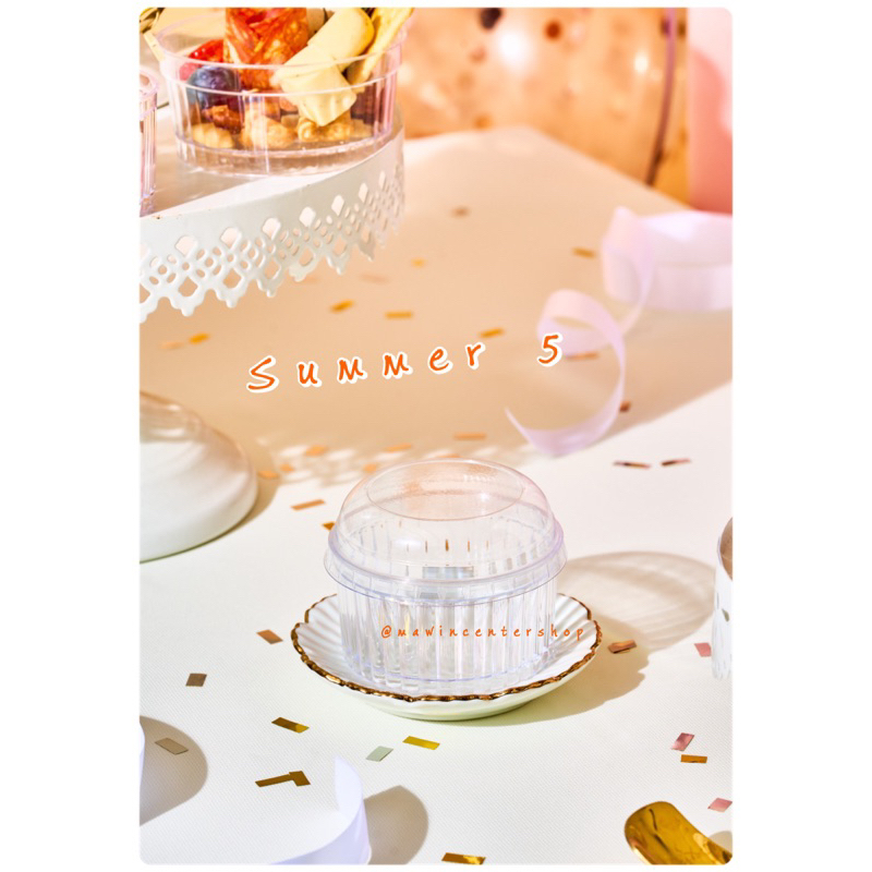 มาวินเซ็น ขายปลีก10ชุด ถ้วยซัมเมอร์1 ถ้วยขนมมูสเค้ก บรรจุภัณฑ์กล่องเบเกอรี่ ราคาปลีกส่งถูกเเละดีล