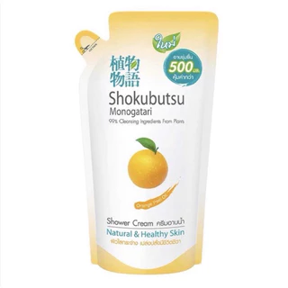 [ แพ็ค 3 ถุง ] 🌷💐โชกุบุสซึ Shokubutsu 🍀🌷ครีมอาบน้ำ ถุงเติม 400 ml. 3 ถุง