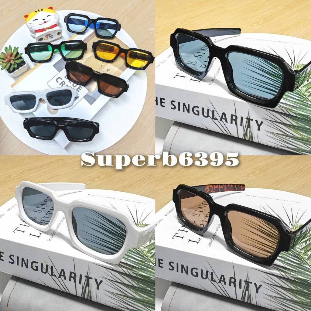 พร้อมส่งจากไทย NEW แว่นกันแดดแฟชั่น แว่นกันแดด แนววินเทจ เหมาะกับชายหญิง ป้องกันรังสีUV400 รุ่นWF1232