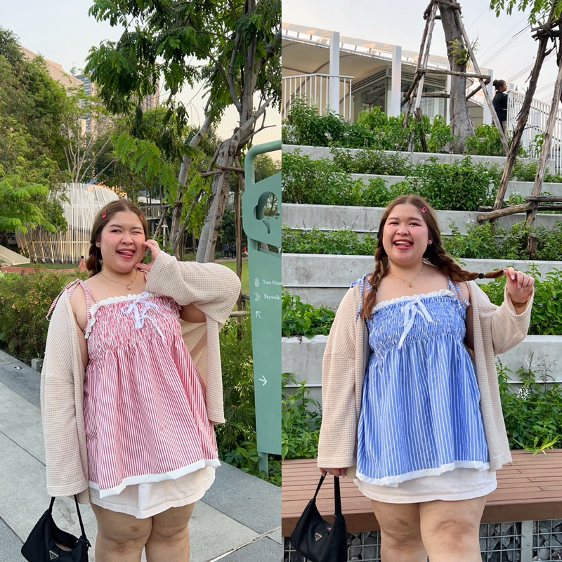 Angle top เสื้อสายเดี่ยวสม้อค | Preeyaaa