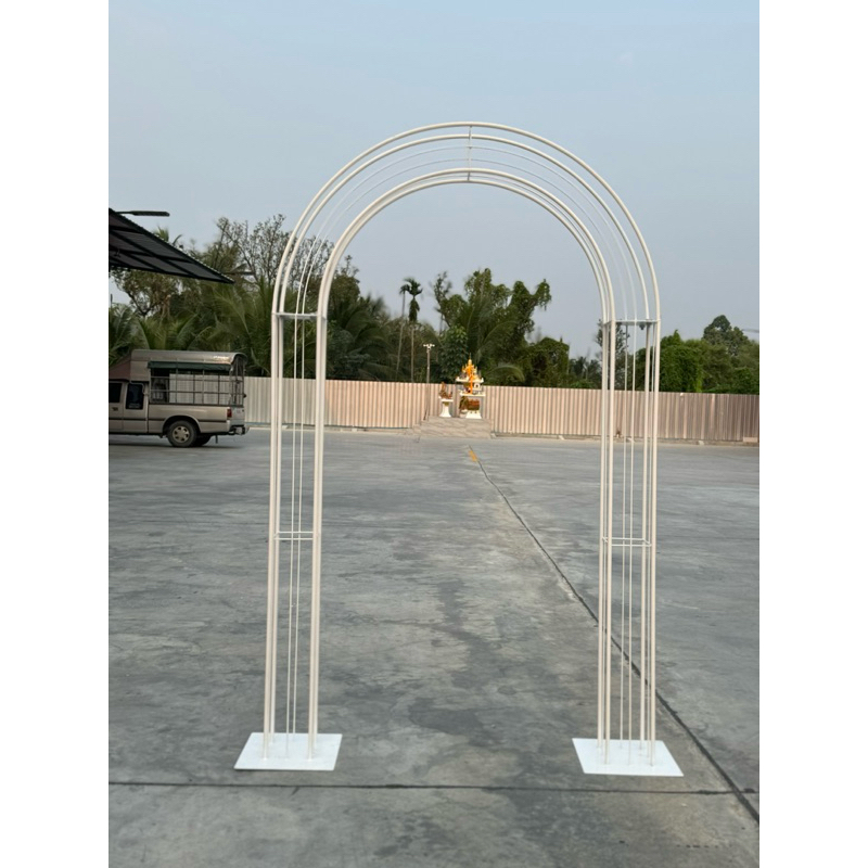 ซุ้มโค้ง ซุ้มเหล็กดัด ขนาด 200*120 cm