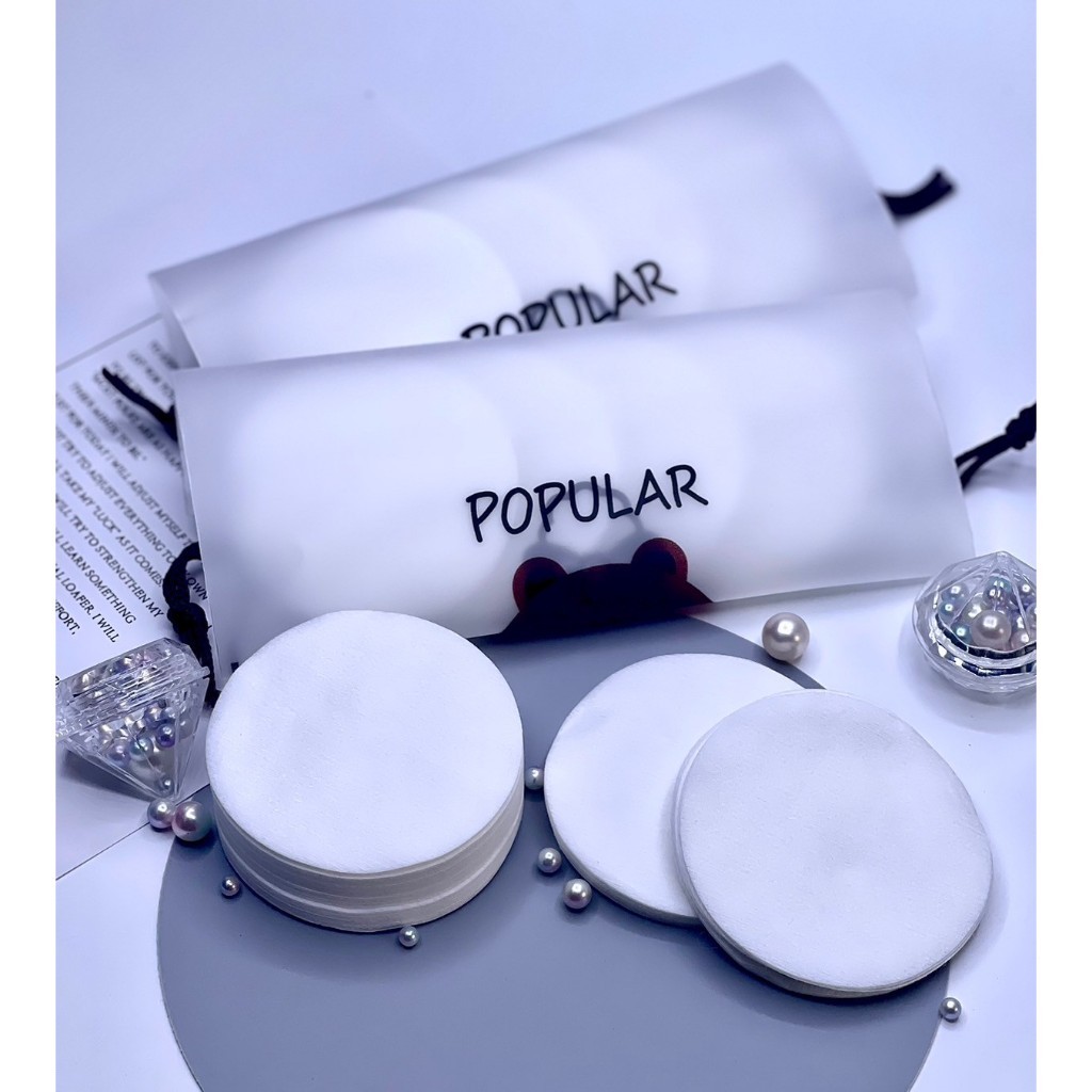 สำลีแผ่นกลม แผ่นรี เช็ดเครื่องสำอาง น้ำยาล้างเล็บ ปราศจากสารเรืองแสง สารฟอกขาวชนิดบาง - รูปที่ 6